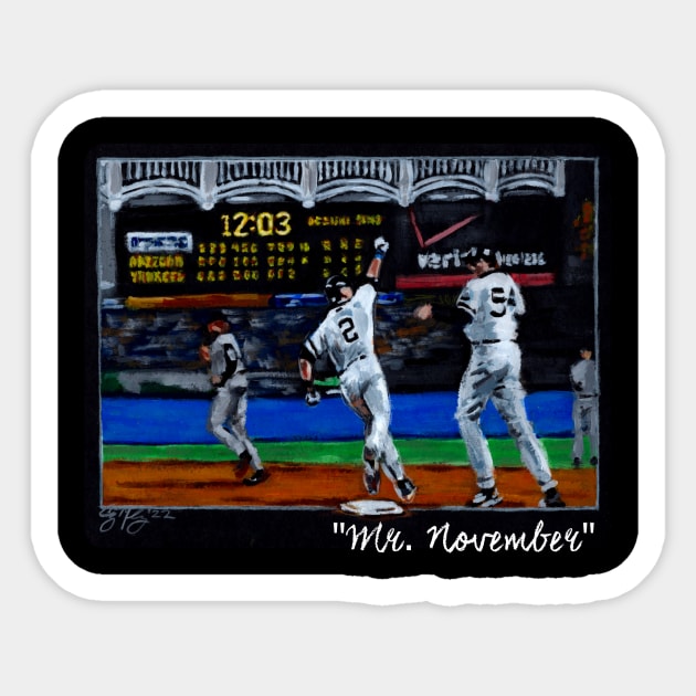 Mr. November Sticker by CraigMahoney